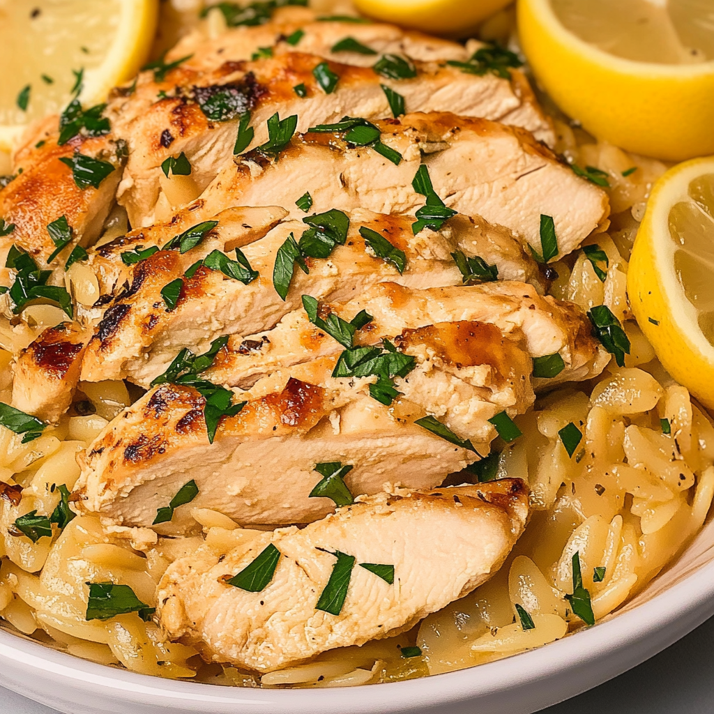 Lemon Chicken Orzo