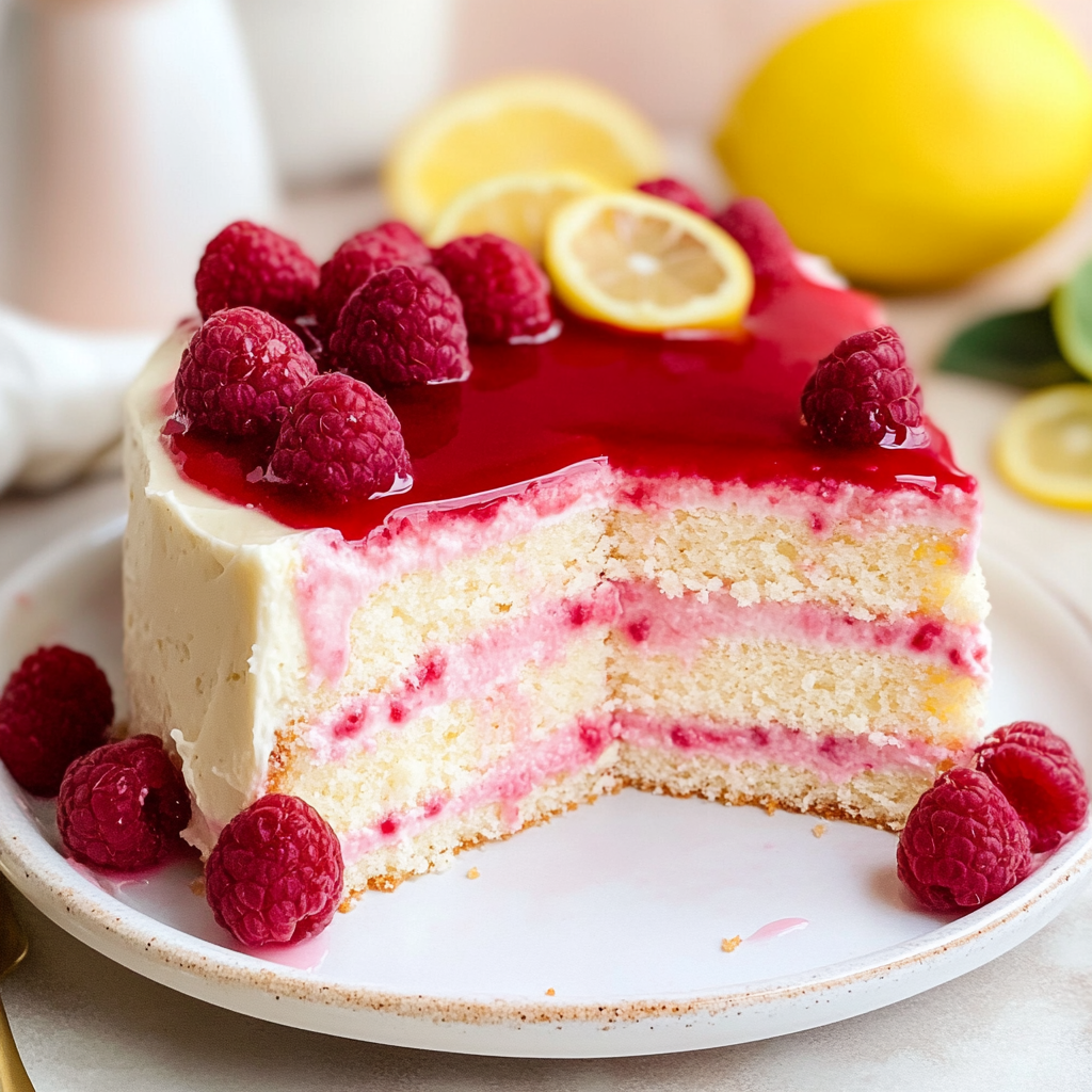 Lemon Raspberry Cake