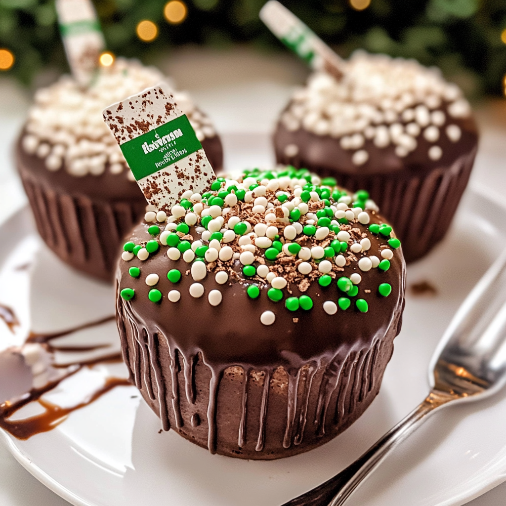 Mint Hot Chocolate Bombs