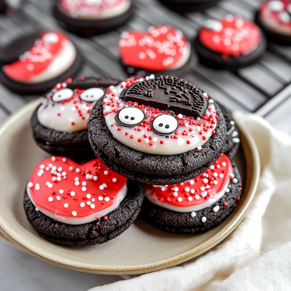 No-Bake Love Bug Oreo Cookies - Valentine Day