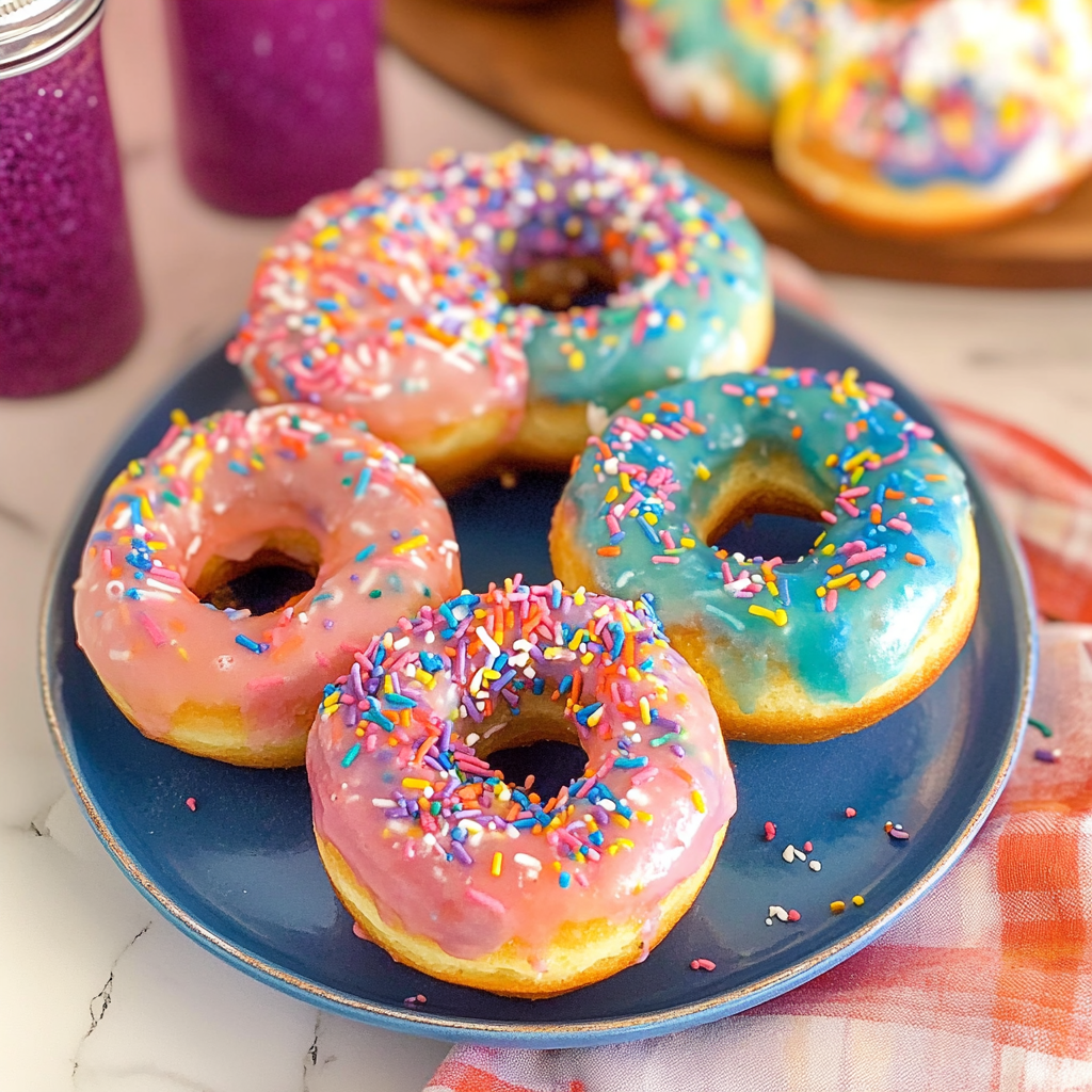 Rainbow Donuts