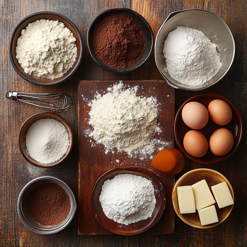 Red Velvet Cupcakes ingredients