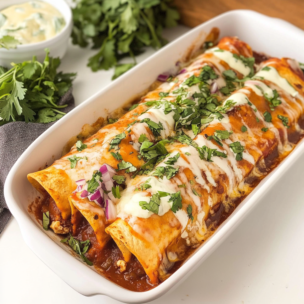 Rotisserie Chicken Enchiladas