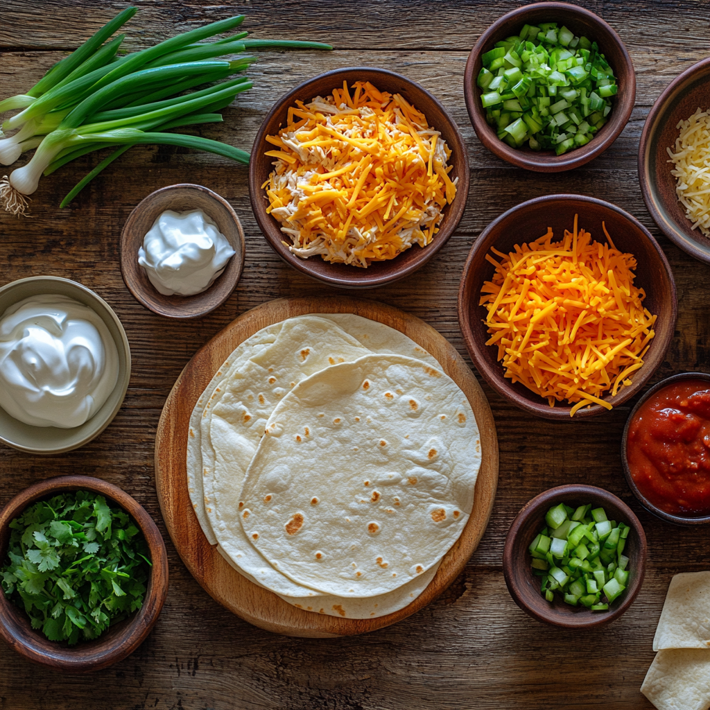 Rotisserie Chicken Enchiladas ingredients