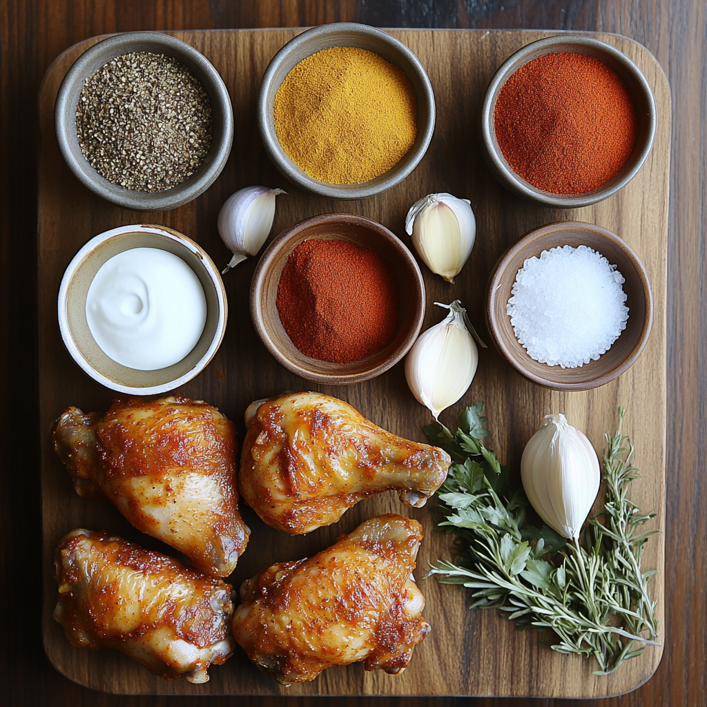 Slow Cooker Chicken Legs ingredients