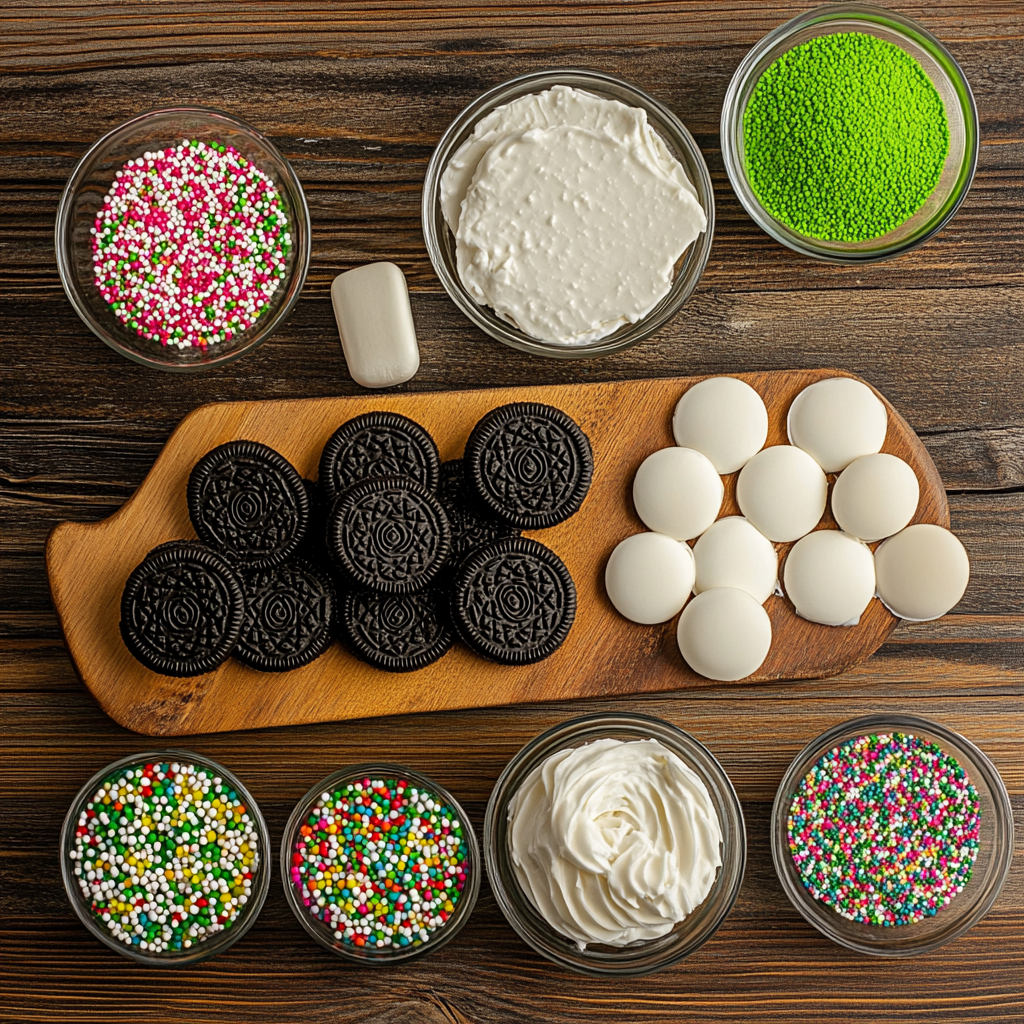 St. Patrick’s Day Oreo Balls ingredients