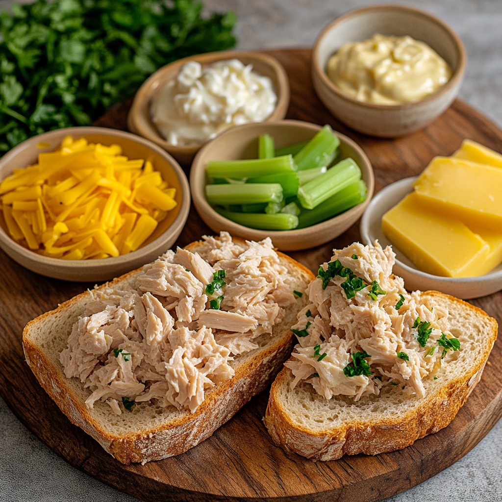 Tuna Melt ingredients