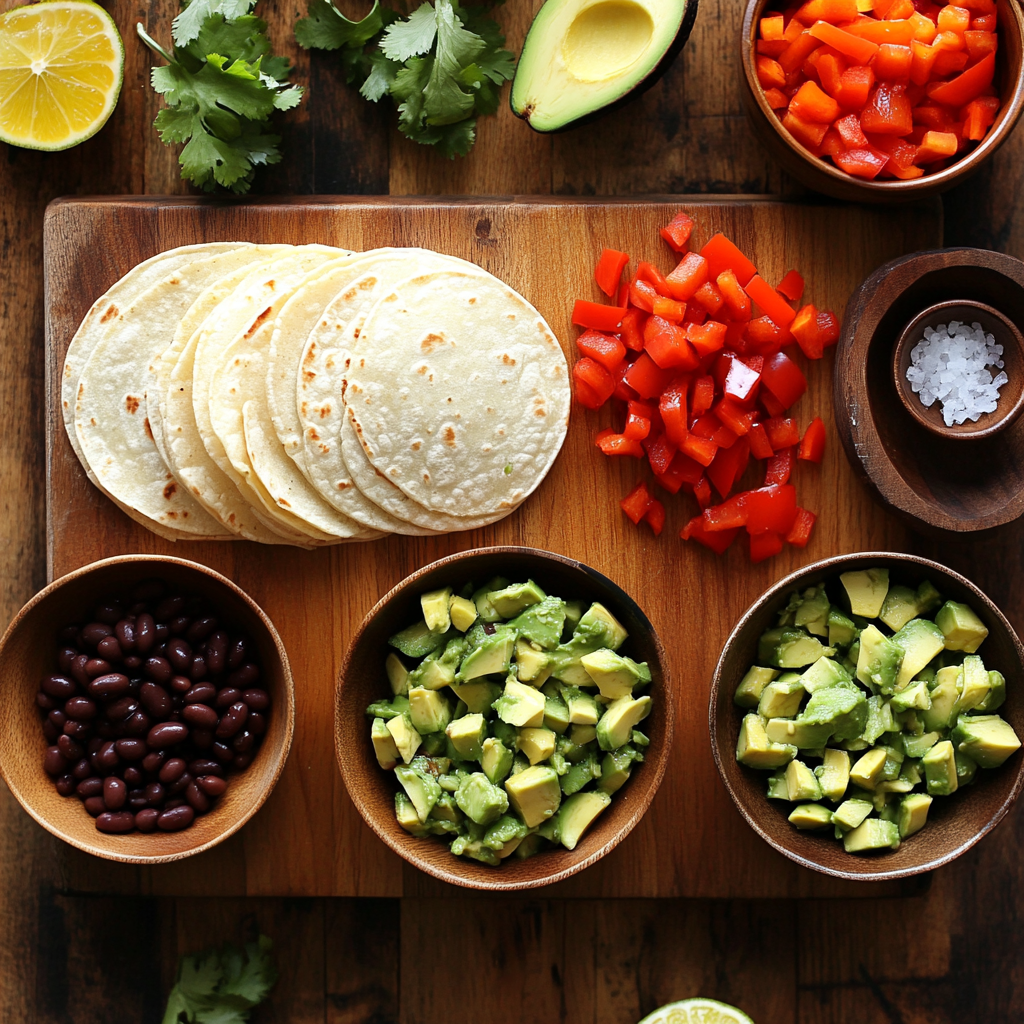 Vegan Tacos ingredients