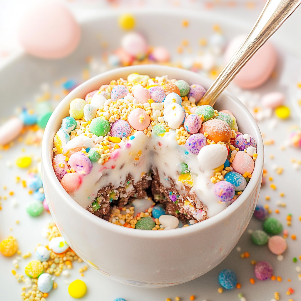 White Hot Chocolate Bombs (With Lucky Charms)