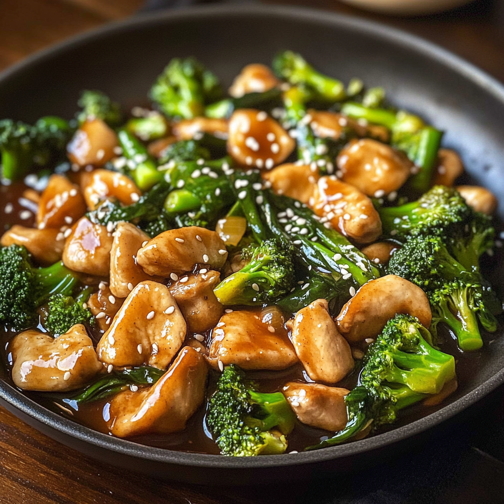 chicken and broccoli stir fry