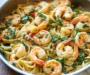 garlic butter shrimp pasta